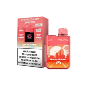 Geek Bar Berry Bomb DigiFlavor LUSH 20K Disposable Vape