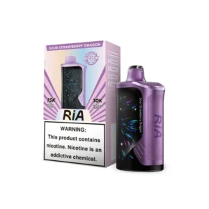 RIA NV30K Sour Strawberry Dragon – Geek Bar Disposable Vape